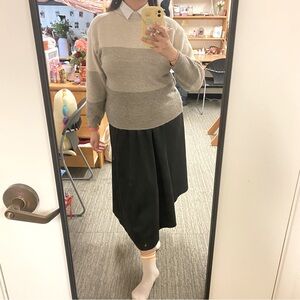 Lightweight knit sweater for Cooling Seasons